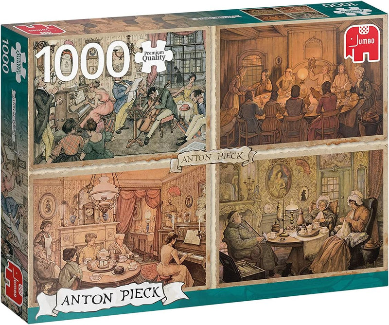 Jumbo- Falcon de Luxe-Newquay Harbour 1000 Piece Jigsaw Puzzle Langosta Piezas, Multicolor (11290