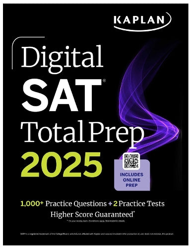 Digital SAT Total Prep 2025: Includes 2 Full Length Practice Tests, 1,000+ Practice Questions + 1 Year Access to Online Quizzes and Video Instruction