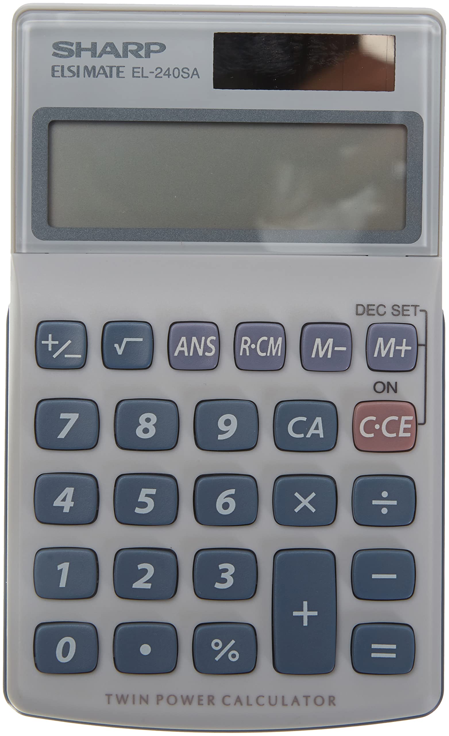 Sharp EL 240SAB Calculator,Grey