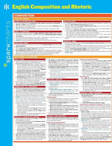 English Composition and Rhetoric SparkCharts