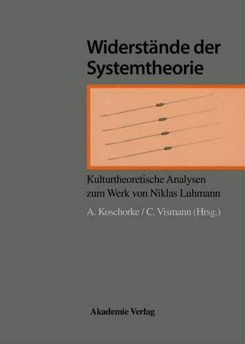 Widerstände Der Systemtheorie