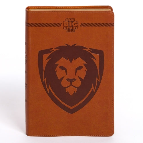 CSB One Big Story Bible, Brown Leathertouch