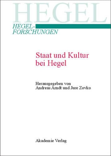 Staat Und Kultur Bei Hegel