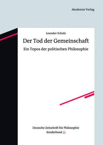 Der Tod der Gemeinschaft
