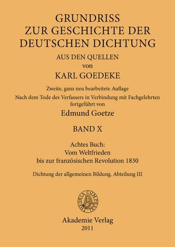 Achtes Buch: Vom Weltfrieden Bis Zur Französischen Revolution 1830