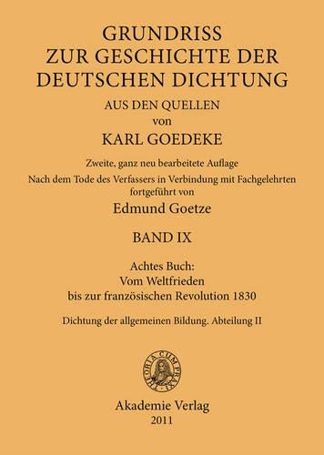 Achtes Buch: Vom Weltfrieden Bis Zur Französischen Revolution 1830