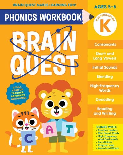 Brain Quest Phonics Workbook: Kindergarten: 2 (Brain Quest Phonics Workbooks