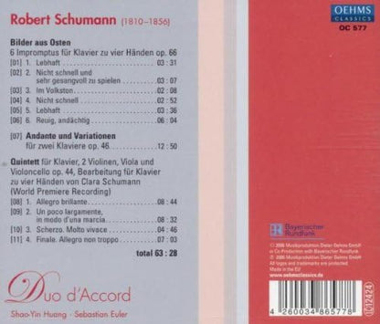 Music for Piano Duo (Duo D'accord)