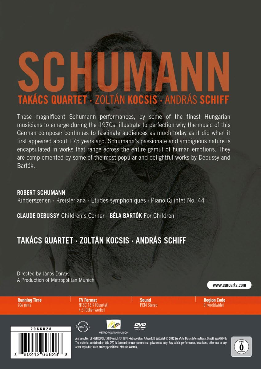 Schumann: Takács Quartet/Zoltán Kocsis/András Schiff