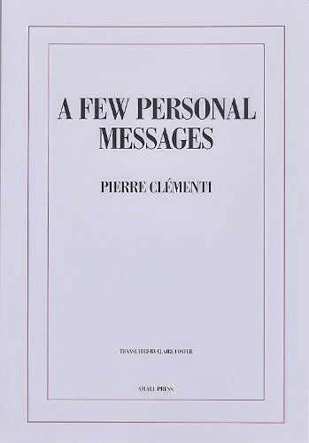 A Few Personal Messages