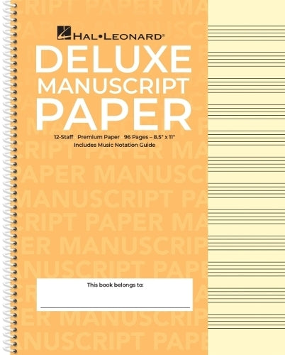 Deluxe Wirebound Super Premium Manuscript Paper