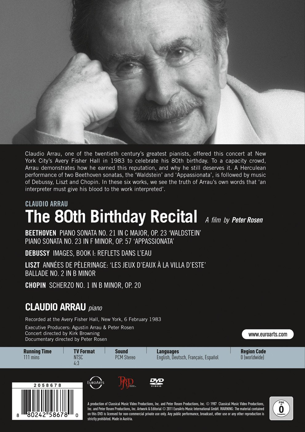 Claudio Arrau: The 80th Birthday Recital (Sonata No. 21 / 23/ Images Book 1)