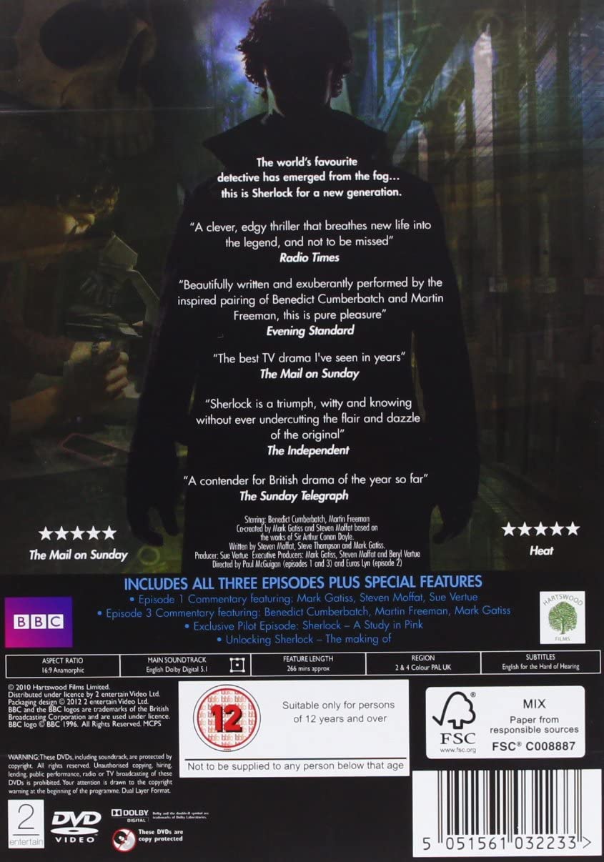 Sherlock - Series 1-2