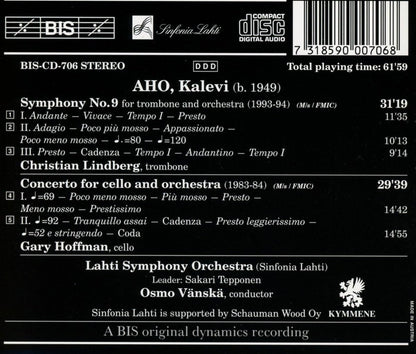 Symphony No. 9 (Vanska, Lahti So, Hoffman, Lindberg)