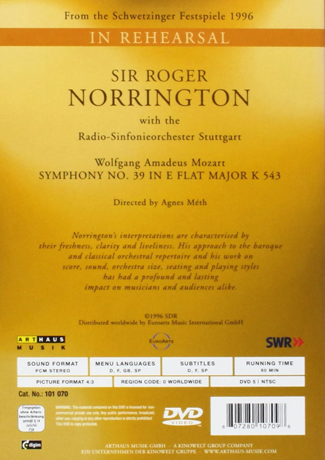 Sir Roger Norrington In Rehearsal