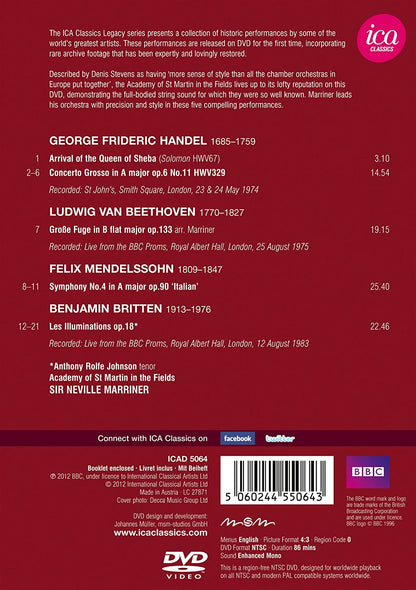 Marriner: Martin In Fields (Concerto Grosso/ Grosse Fuge) (ICA Classics: ICAD 5064)