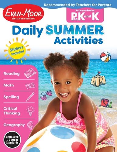 Daily Summer Activities: Between Prek and Kindergarten, Prek - K Workbook