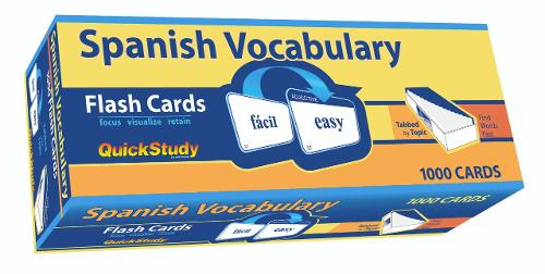 Spanish Vocabulary Flash Cards