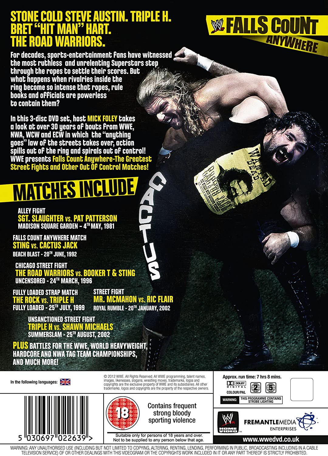 WWE - Falls Count Anywhere - The Greatest Street Fights...