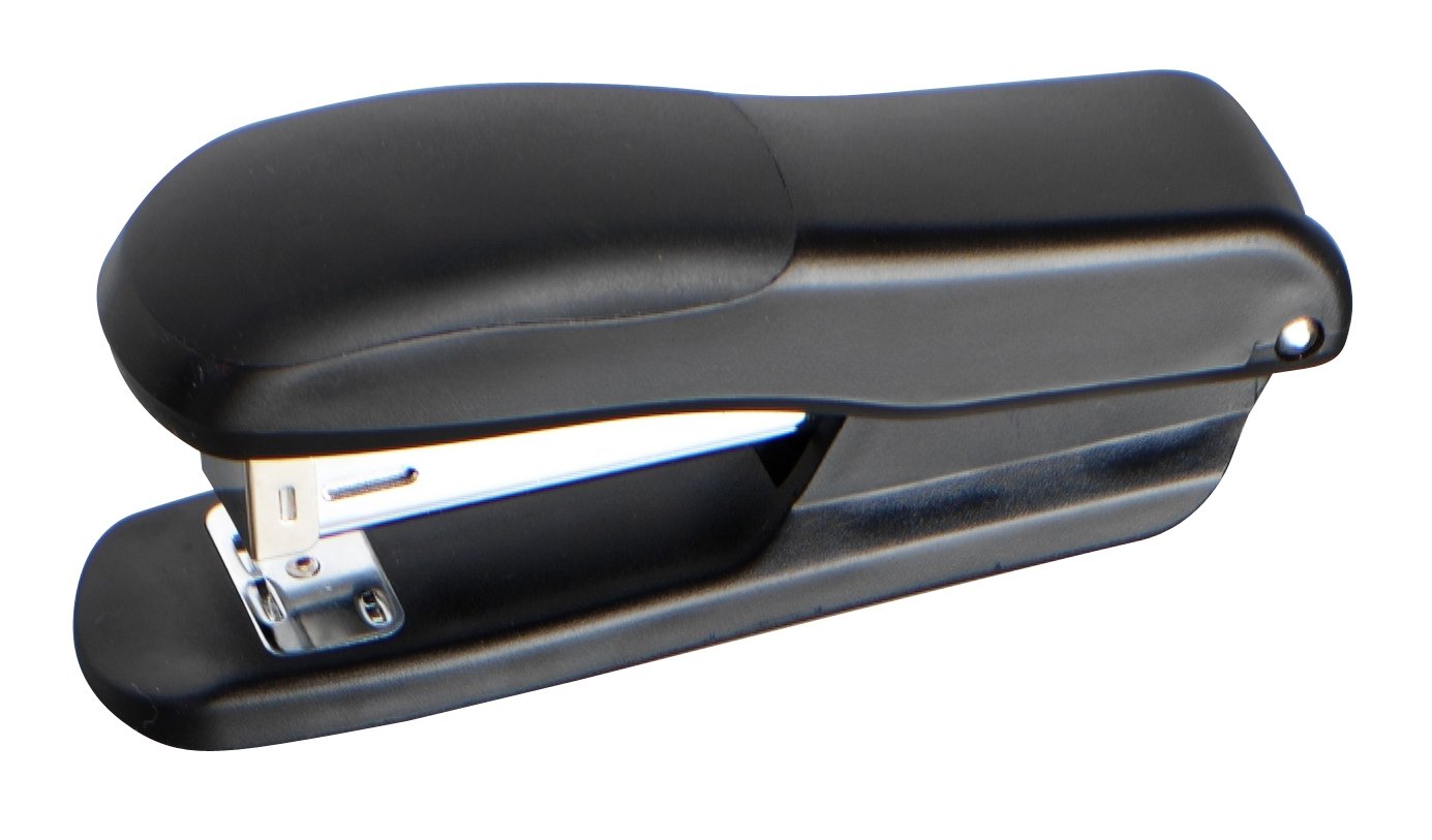 Hainenko Value Half Strip Plastic Stapler - Black
