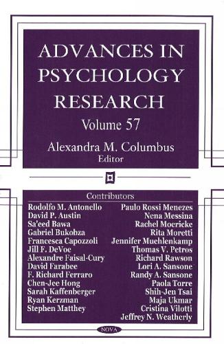 Advances in Psychology Research