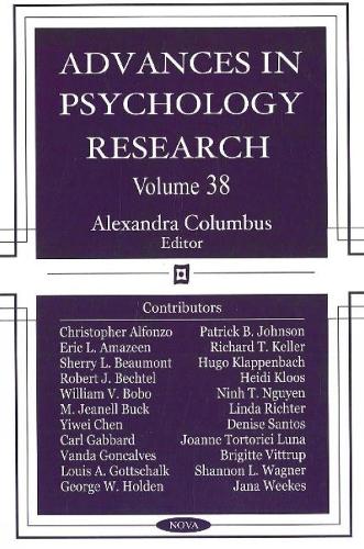 Advances in Psychology Research