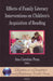 Effects of Family Literacy Interventions on Children's Acquisition of Reading