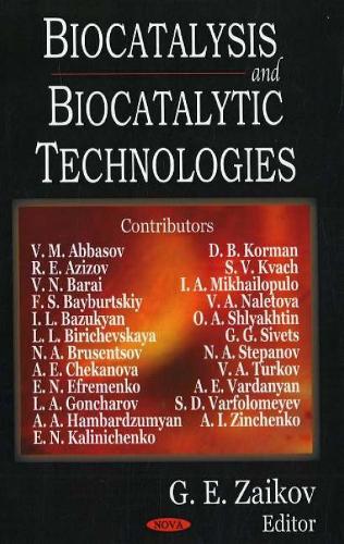 Biocatalysis & Biocatalytic Technologies