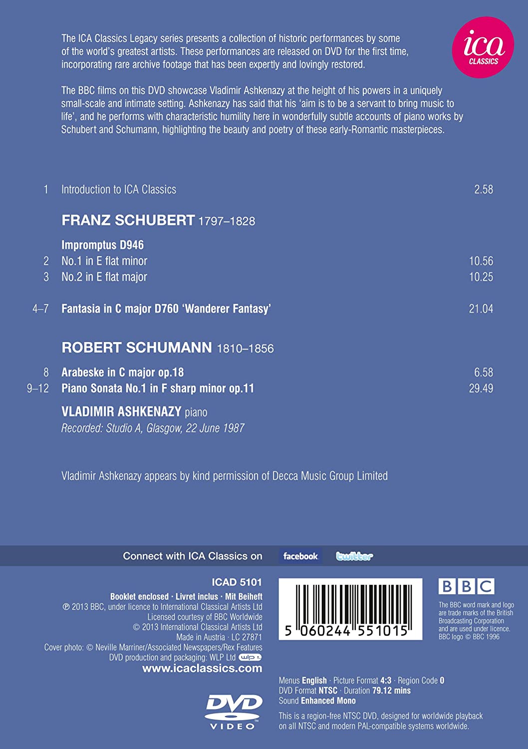 Schubert: Impromptus D946 | Schumann: Arabeske