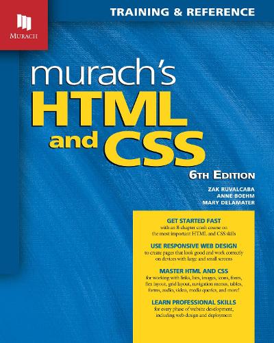 Murach’s HTML and CSS (6th Edition