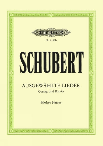 Schubert: 30 Songs (Medium Voice and Piano) (EP8150B