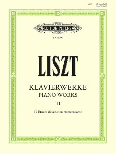 Liszt: Piano Works Vol.3 (EP3600C