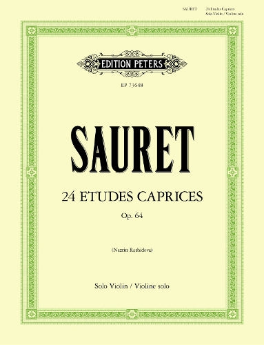 24 Etudes Caprices op. 64 for Solo Violin: Sammelband für Violine