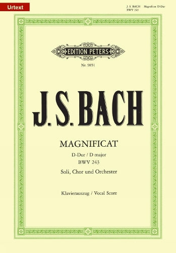 Magnificat in D BWV 243 (Vocal Score) (Edition Peters