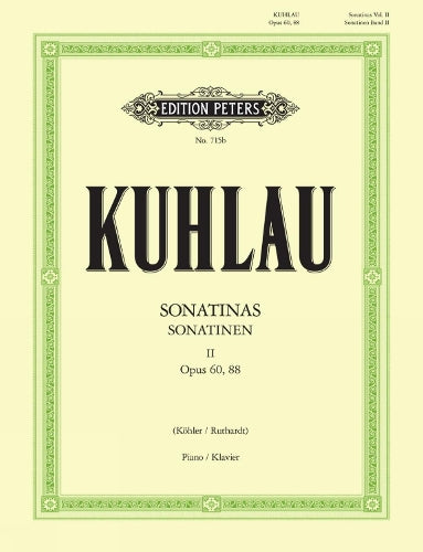 Sonatinas For Piano Vol 2 Ops 60 To 88