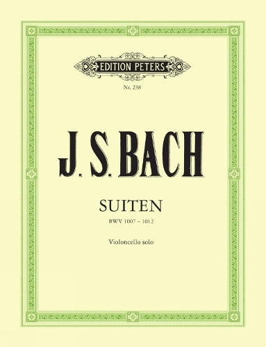 Bach: Cello Suites BWV 1007-1012 for Cello Solo (EP238