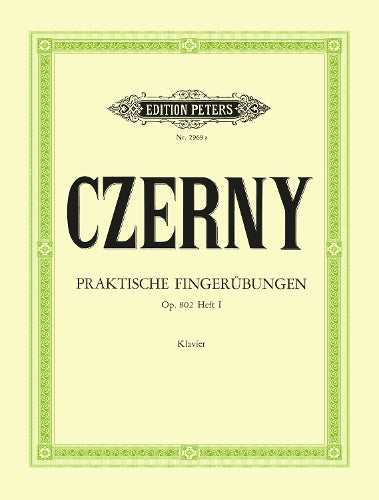 Czerny: Practical Finger Exercises Op. 802 Vol.1 (Piano Solo) (EP2969A