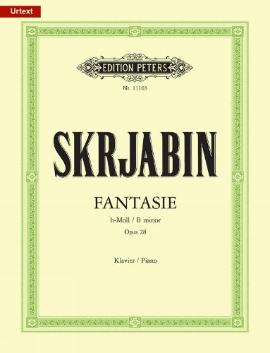 Fantasie In B Minor Op 2 To 8