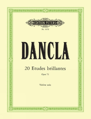 20 Etudes Brillantes Violin Op 73