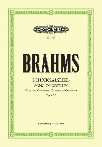 Schicksalslied (Song of Destiny) Op. 54 (Vocal Score