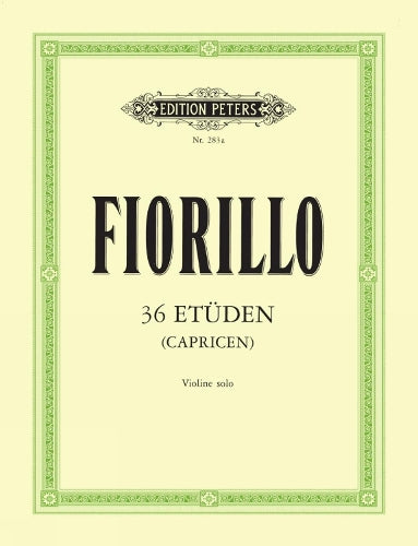 36 Etudes (Caprices) for Violin (Edition Peters