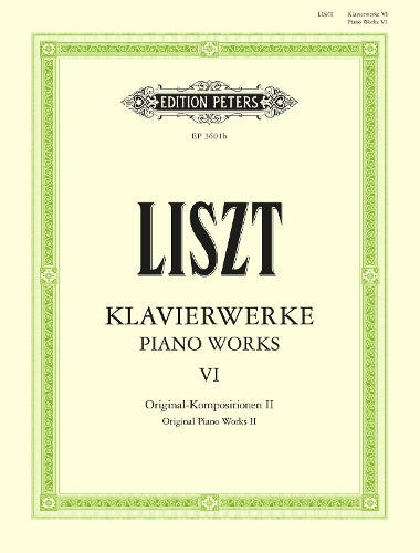 Liszt: Piano Works Vol.6 (EP3601B
