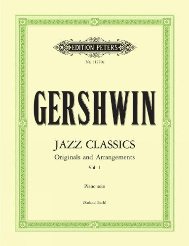 Gershwin Jazz Classics For Piano Solo Vo
