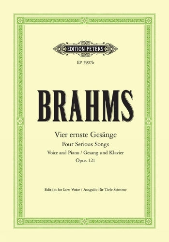 ERNSTE GESANGE(4) LAAG CHANT