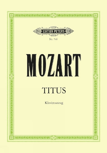Mozart: La Clemenza di Tito (Vocal Score) (EP746