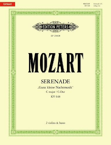 Serenade In C K648 Ganz Kleine Nachtmusi