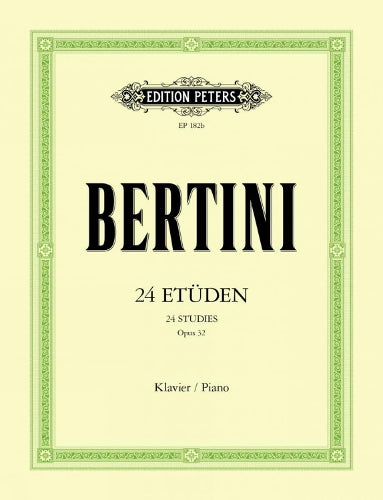 Henri Bertini-24 Etudes Opus 32-Piano