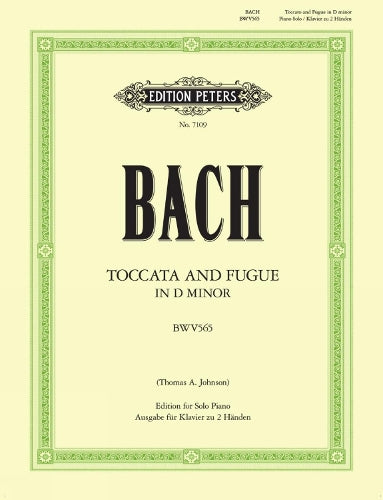 Toccata & Fugue In D Minor Bwv 565