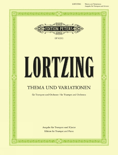 Lortzing: Theme and Variations (Trumpet and Piano) (EP8393