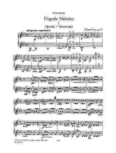 Elegiac Melodies Op 34 Vln2